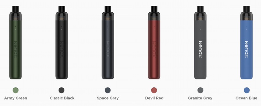The GeekVape Wenax pod kit pairs stylish design with a simple function.