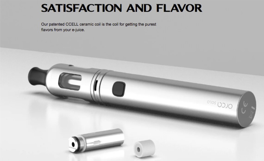 The Orca Solo features patented CCELL ceramic coil technology for rich flavour.