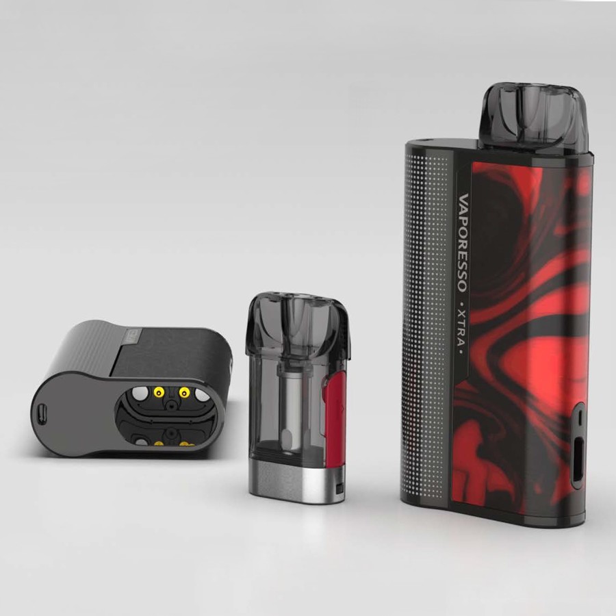 The Vaporesso XTRA pod kit is compact and stylish, with a high performance.